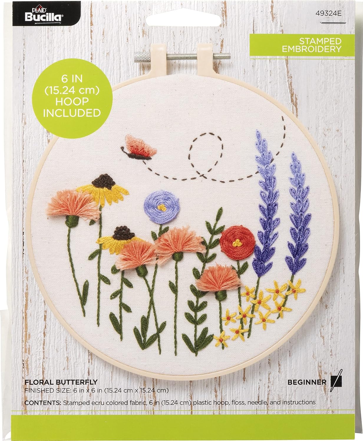 Bucilla Stamped Embroidery Kits